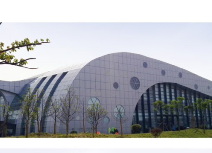 杨浦会议中心外景网架工程